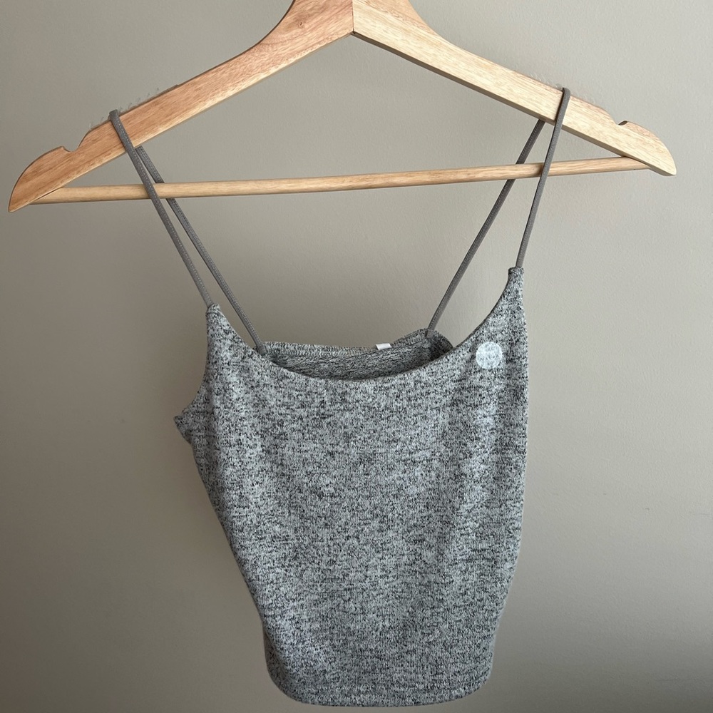 grey crop top XS pacsun